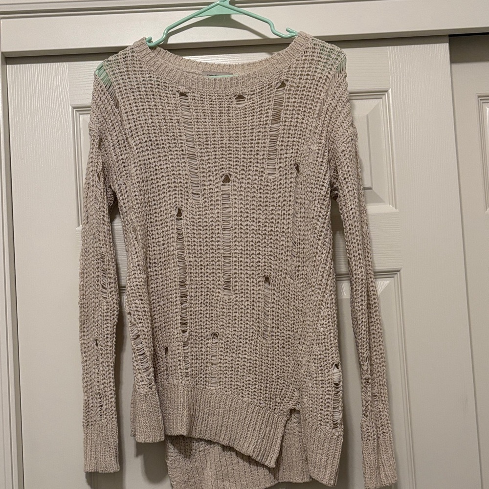 Calvin Klein Beige Knit Sweater
